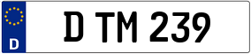 Truck License Plate